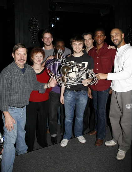 Mike Smanko, Elaine Bromka, Collin Baja, Adesola Osakalumi, Daniel Radcliffe, Lorenzo Photo