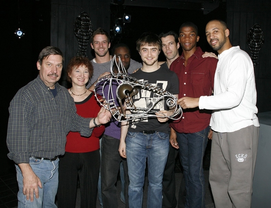 Mike Smanko, Elaine Bromka, Collin Baja, Adesola Osakalumi, Daniel Radcliffe, Lorenzo Photo