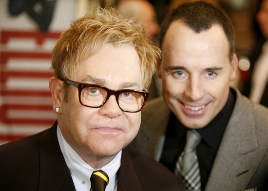 Elton John and David Furnish Photo