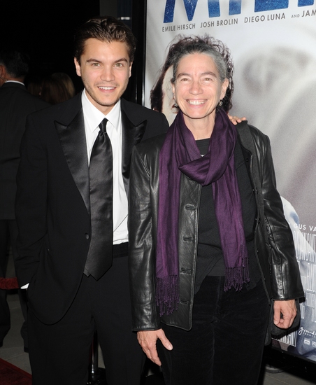 Emile Hirsch with his Mother Photo