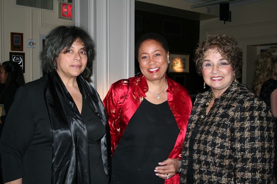 Linda Earle, Veronica Claypool (NYS Arts President Board of Directors) and Judith Wei Photo