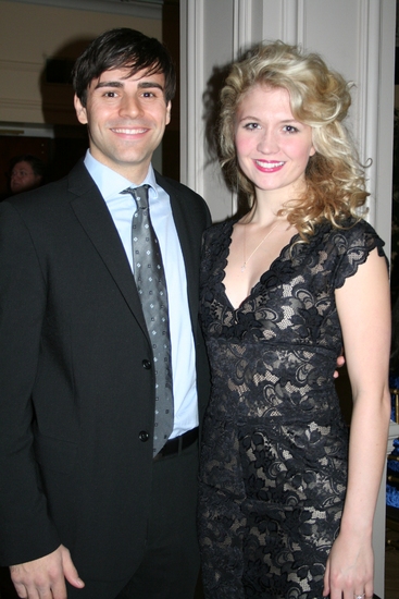 Adam Fiorentino and Scarlett Strallen Photo