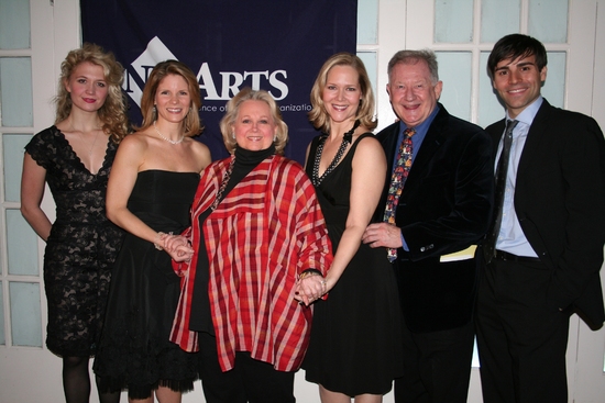 Scarlett Strallen, Kelli O'Hara, Barbara Cook, Rebecca Luker, Harvey Evans and Adam F Photo