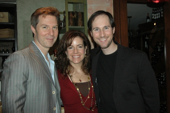 Ron Bohmer, Sandra Josephs and Michael Wilhoite (Production Stage Manager) Photo