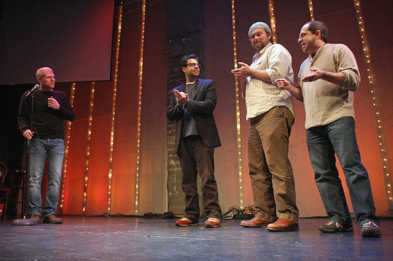 Noah Emmerich with Steve Rosen, John Ellison Conlee, and Jason Kravits


 Photo