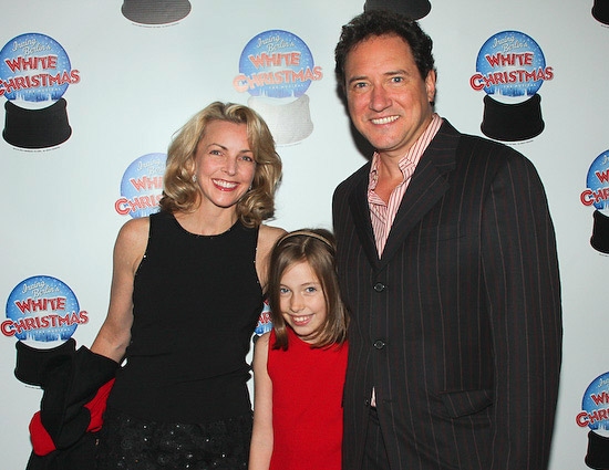 Producer Kevin McCollum with his wife, Lynette Perry-McCollum and daughter Photo