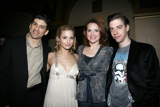 Tony Yazbeck, Jessica Lee Goldyn, Jennifer Laura Thompson and Christian Borle
 Photo