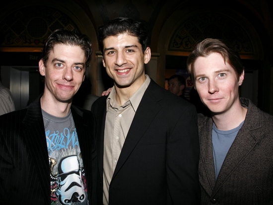 Christian Borle, Tony Yazbeck and Justin Bohon
 Photo