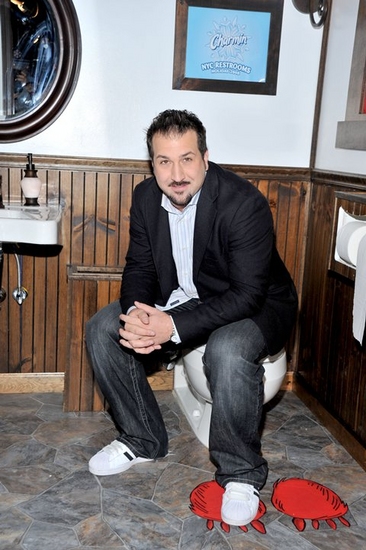 Photo Coverage: Joey Fatone Inaugurates NYC Toilets  Image