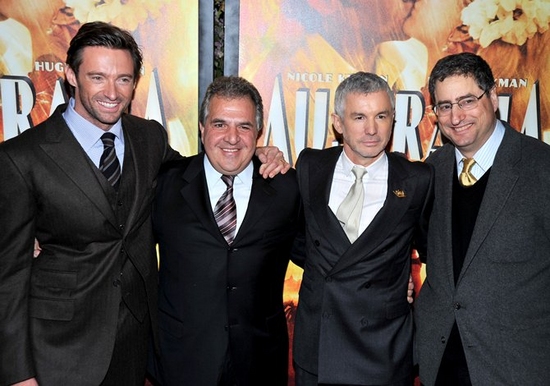 Hugh Jackman, Director Baz Luhrmann and Tom Rothman Photo