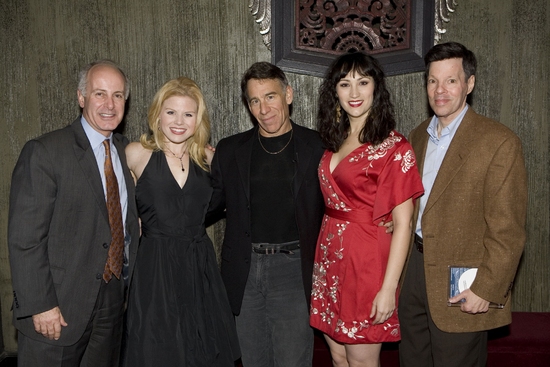 Joe Benincasa, Megan Hilty, Stephen Schwartz, Eden Espinosa and Michael Kerker at 