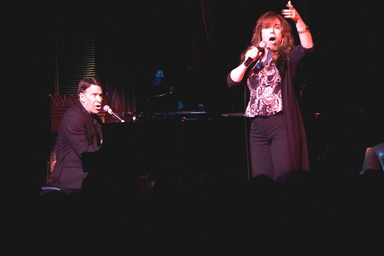 Stephen Schwartz and Debbie Gravitte at 