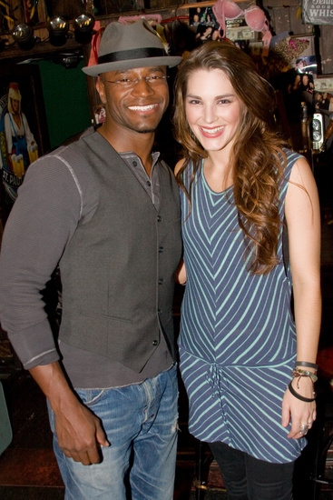 Photo Coverage: Taye Diggs Visits ROCK OF AGES Image