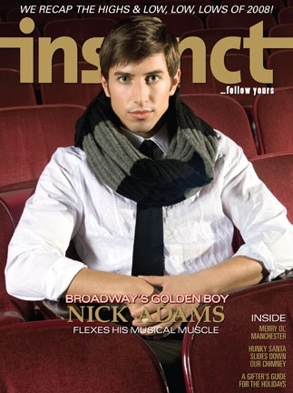 Photo EXCLUSIVE: 'Coverboy' Nick Adams in INSTINCT Magazine 