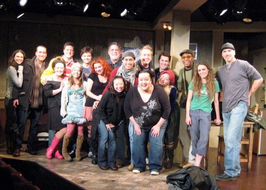 Photo Flash: 'SHREK' Cast Visits Off-Broadway's 'DUST' 