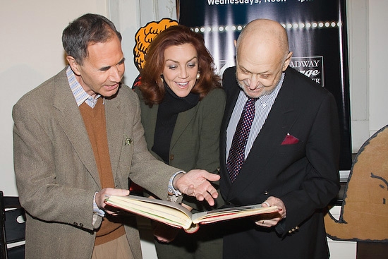 Freddie Gershon, Andrea McArdle, and Charles Strouse Photo
