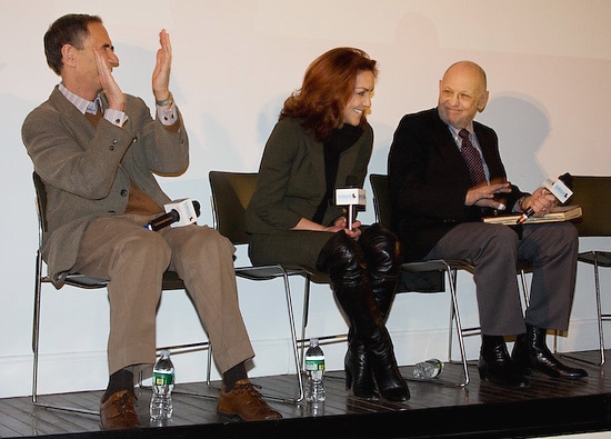Freddie Gershon, Andrea McArdle, and Charles Strouse Photo