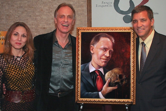 Keith Carradine with Valerie Smaldone and Bruce Dimpflmaier Photo