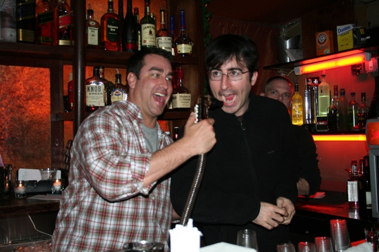 Rob Riggle (The Daily Show) and John Oliver (The Daily Show) Photo