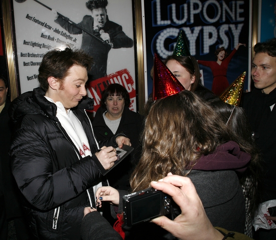 Clay Aiken greets the birthday party Photo