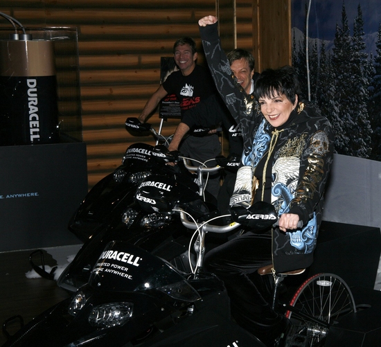 Photo Coverage: Liza Minnelli 'Pedals for Power' for BC/EFA Image