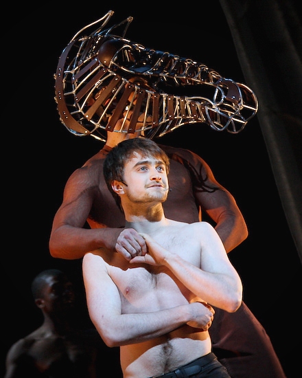 Daniel Radcliffe pens a new song performed by the cast of EQUUS Photo