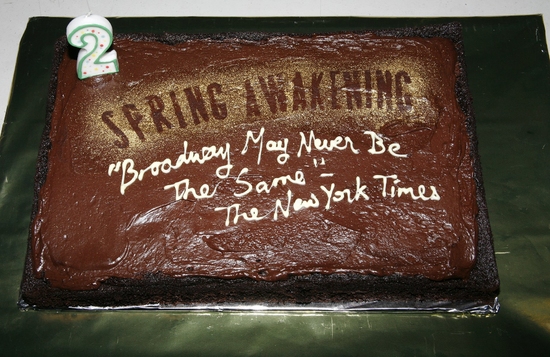 Photo Coverage: Broadway's SPRING AWAKENING Celebrates 2nd Year Image