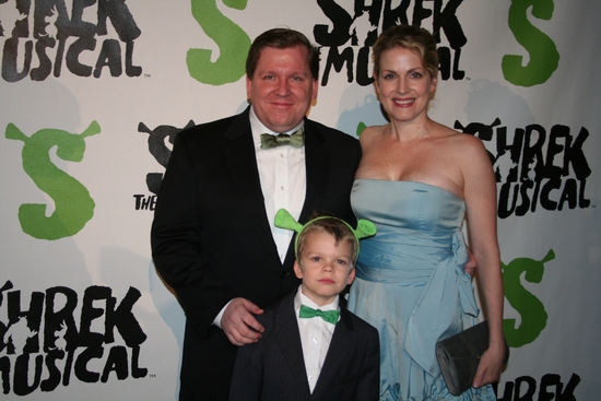 David Lindsay-Abaire with wife Chris and son Nicolas Photo
