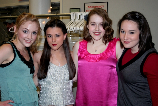 Emily Kinney, Alexandra Socha, Caitlin Kinnunen and Emma Hunton Photo