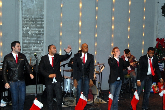Photo Coverage: Broadway Boys Sing For TOYS FOR TOTS Image
