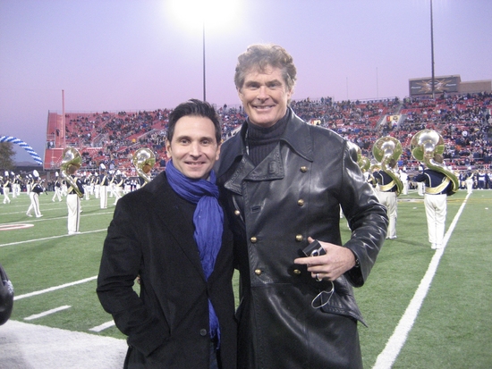 Photo Flash: JERSEY BOYS Vegas Cloer Sings at Vegas Pioneer Bowl Image