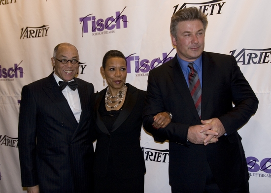 George Campbell, Mary Schmidt Campbell and Alec Baldwin Photo