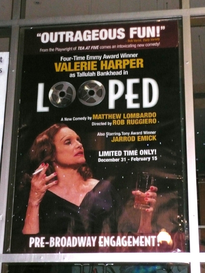 Photo Coverage: Palm Beach Theatre Marquee: 'LOOPED' Image