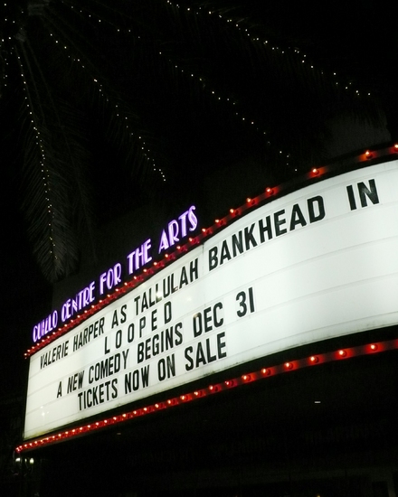 Photo Coverage: Palm Beach Theatre Marquee: 'LOOPED'  Image