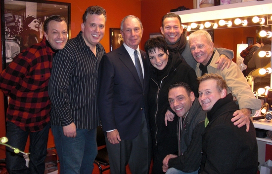 Jim Caruso, Billy Stritch, Mayor Michael Bloomberg, Liza Minnelli, Cortes Alexander,  Photo