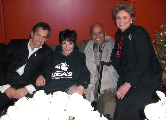 Kenneth Cole, Liza Minnelli, Harry Belafonte and friend Photo
