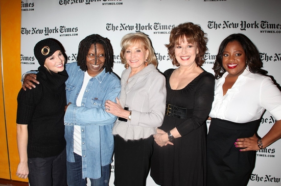 Photo Coverage: Close and The View at NYT Arts & Leisure Weekend Image