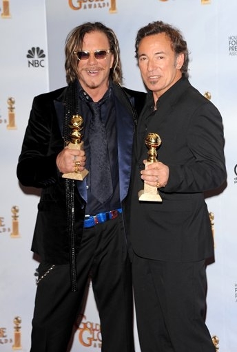 Mickey Rourke and Bruce Springsteen  Photo