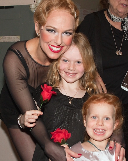 Melora Hardin with her daughters Rory and Piper  Photo