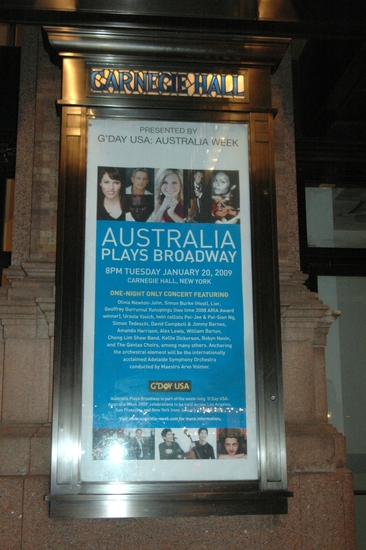 Photo Coverage: 'Australia Plays Broadway' at Carnegie Hall Image