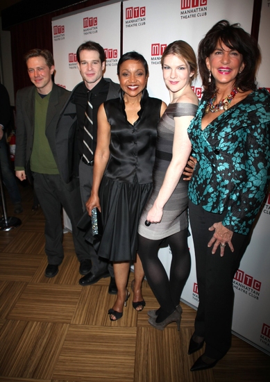 Austin Lysy, Kieran Campion, Brenda Pressley, Lily Rabe and Mercedes Ruehl Photo