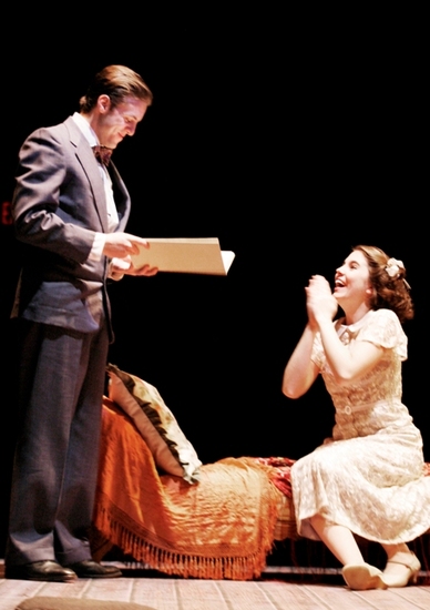 JOHN BRUMMER as the Gentleman Caller and MARIANNE MILLER as Laura (Photo by Jon Gardi Photo