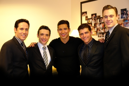 Photo Flash: Mario Lopez Visits JERSEY BOYS Las Vegas Image