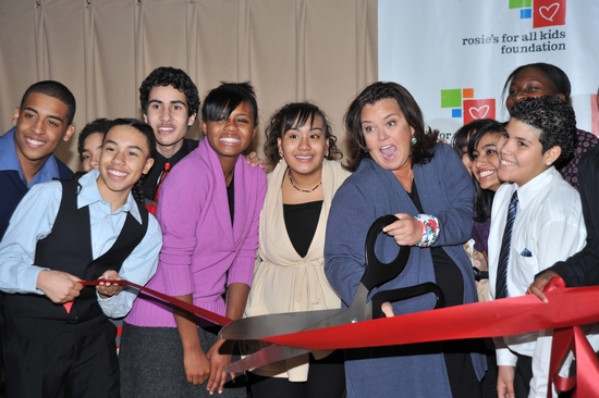 Rosie O'Donnell and her Broadway Kids Photo
