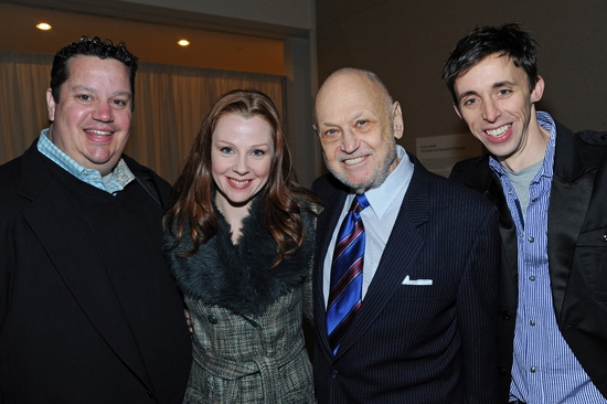 Paul Vogt, Katharine Leonard, Charles Strouse and Kevin Cahoon  Photo