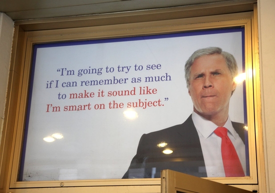 Photo Coverage: 'You're Welcome America' at the Cort Marquee Image