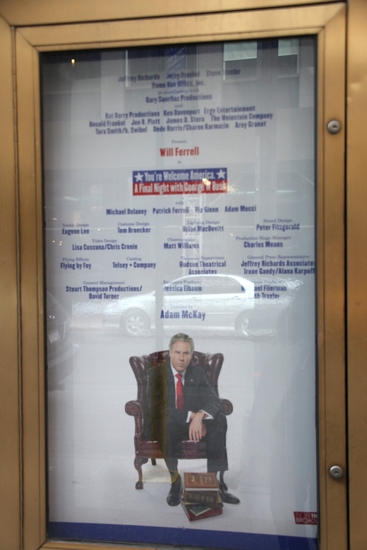 Photo Coverage: 'You're Welcome America' at the Cort Marquee Image