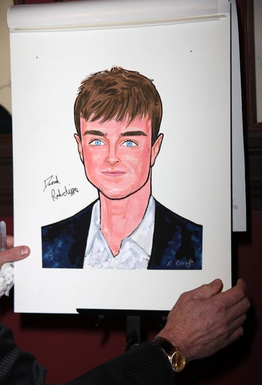 Photo Coverage: EQUUS Star Daniel Radcliffe's Caricature Unveiled at Sardi's Image