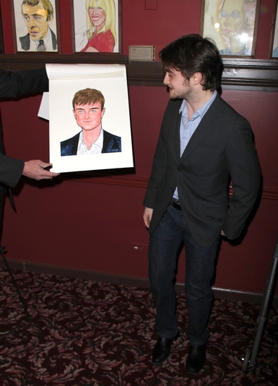 Photo Coverage: EQUUS Star Daniel Radcliffe's Caricature Unveiled at Sardi's Image