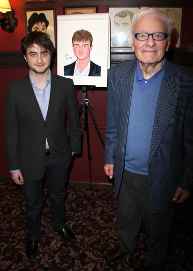 Daniel Radcliffe and Peter Shaffer Photo
